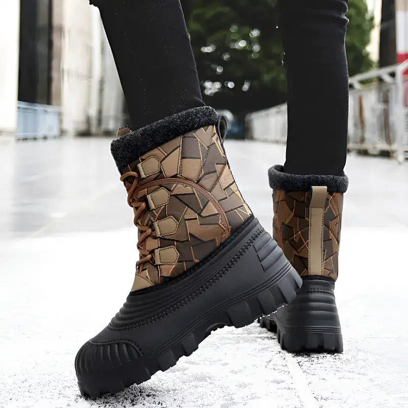 Chaussures grand froid fourrure chaudes