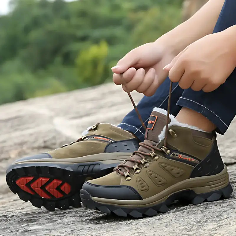 Chaussures grand froid homme isolées