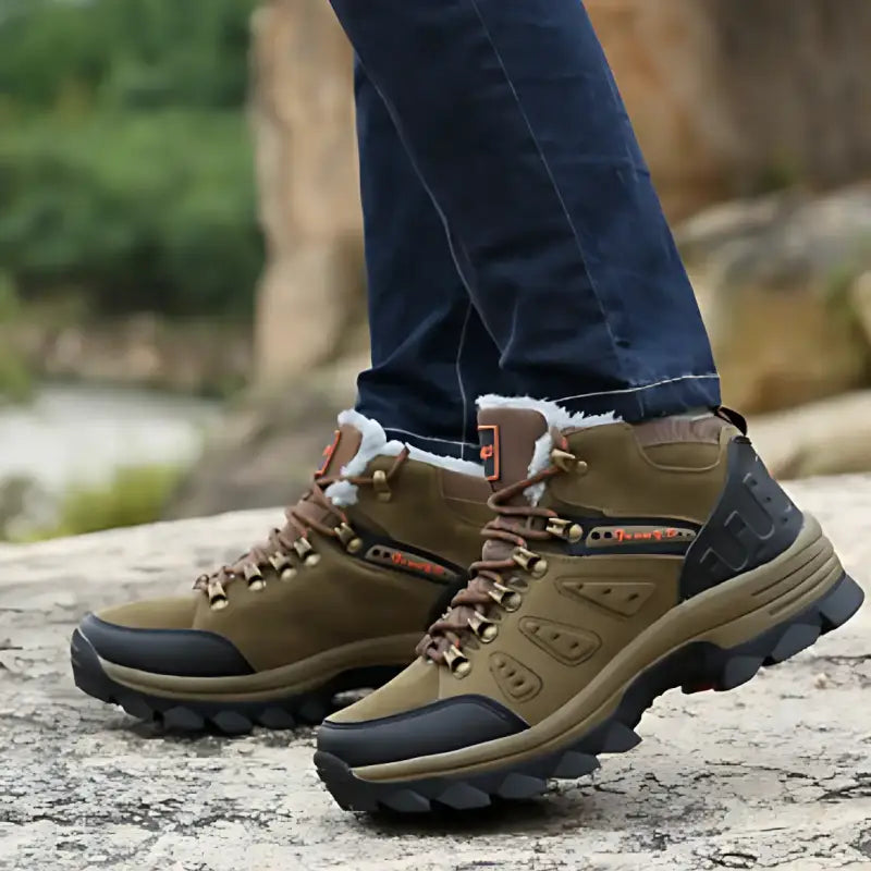 Chaussures grand froid homme isolées