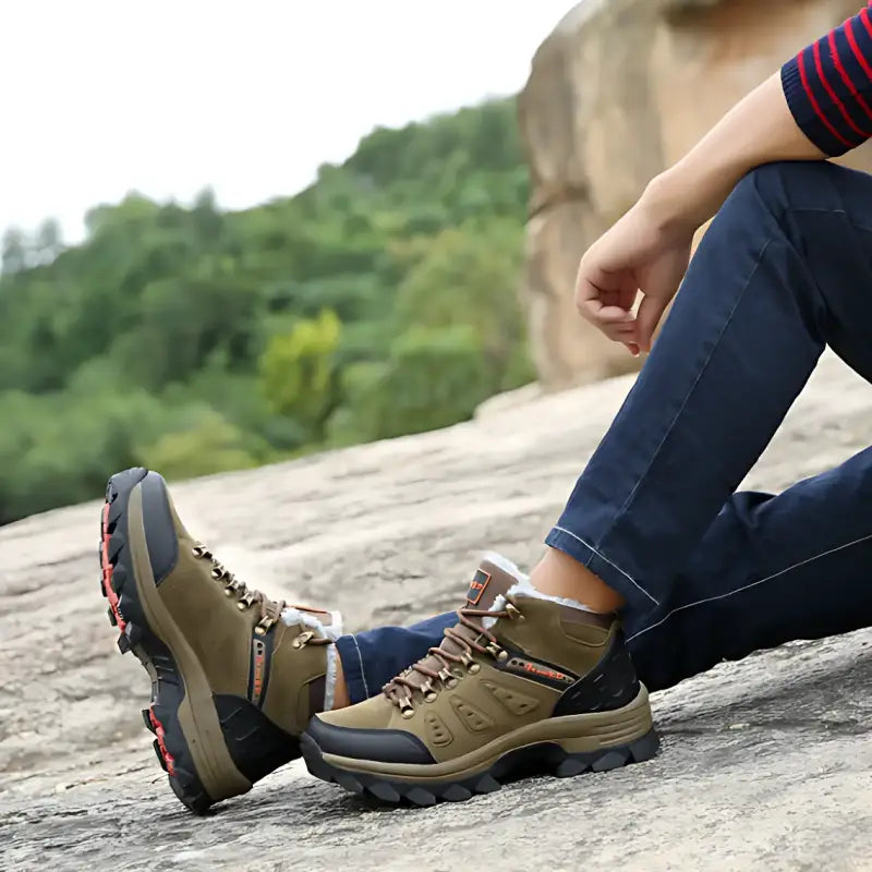 Chaussures grand froid homme isolées