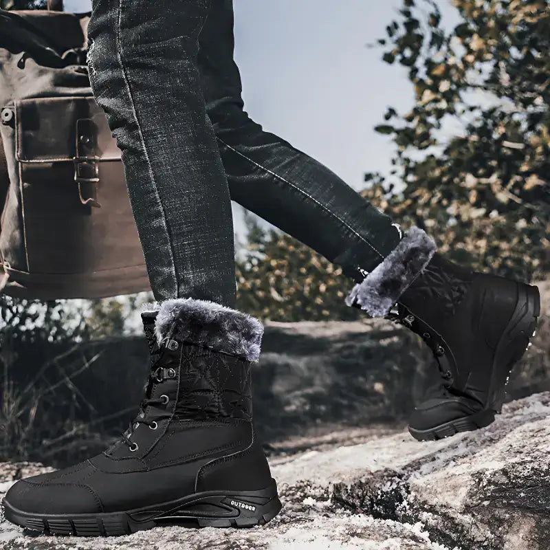 Chaussures grand froid marche longue isolées