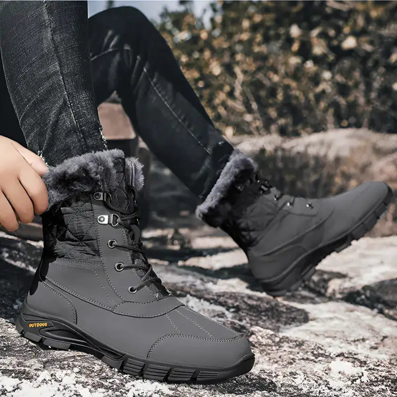 Chaussures grand froid marche longue isolées