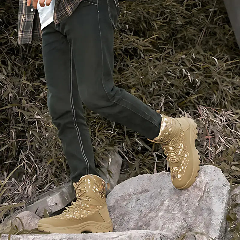 Chaussures militaire tactique homme robuste