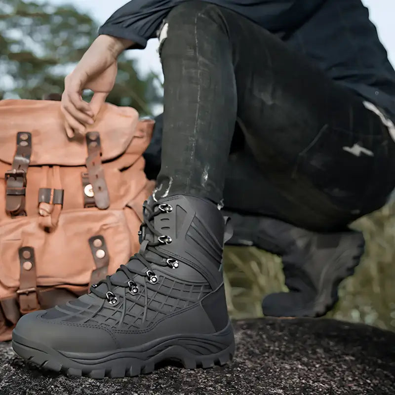 Chaussures militaire tactique homme robuste