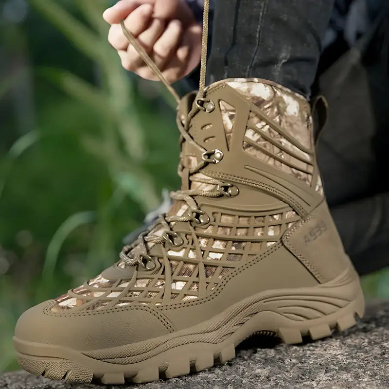 Chaussures militaire tactique homme robuste