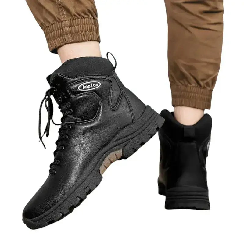 Chaussures randonnée homme marron robustes