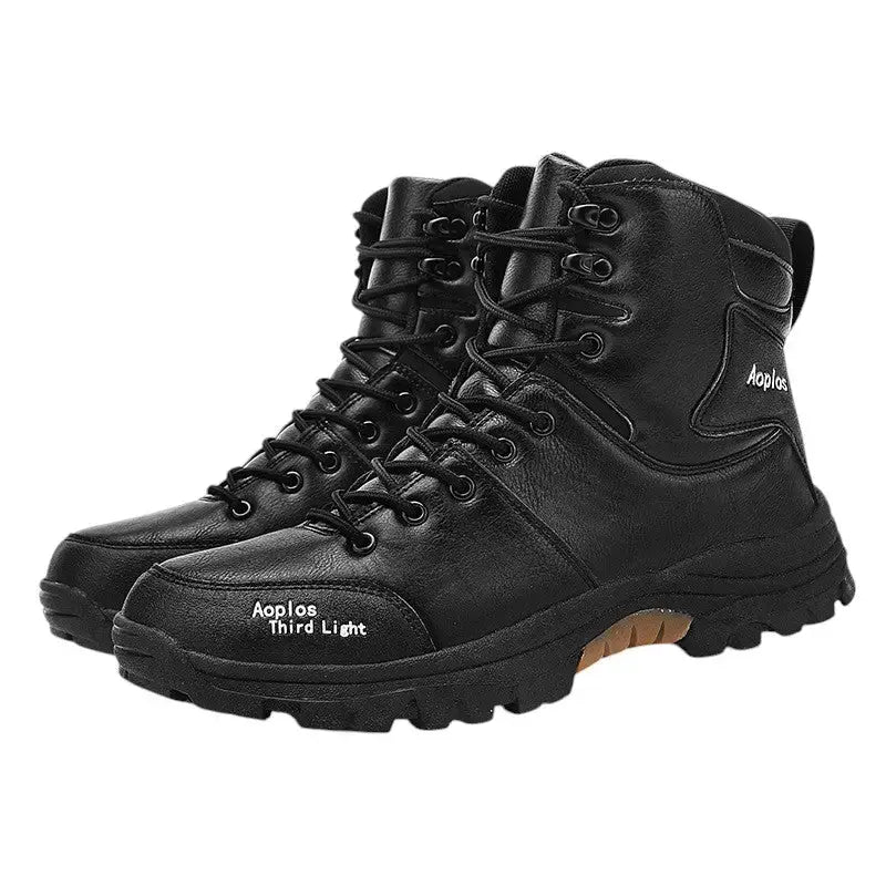 Chaussures randonnée homme marron robustes
