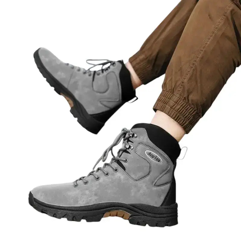 Chaussures randonnée homme marron robustes