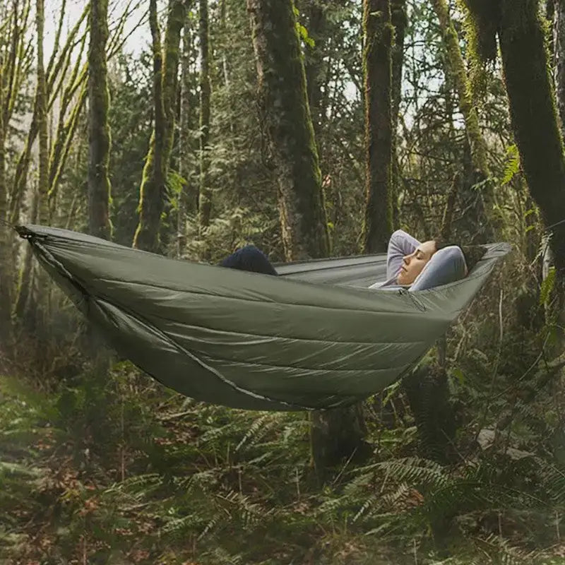 Sous-couette poncho hamac