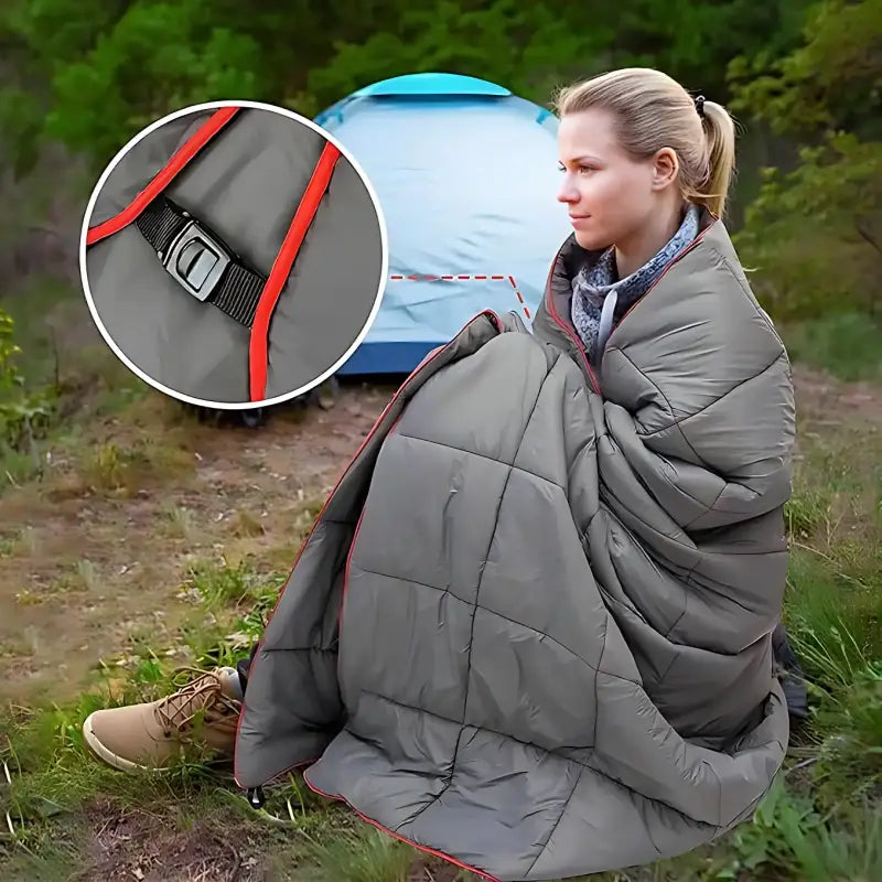 Couverture randonnée rembourrée confort