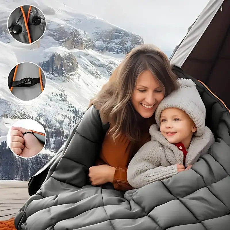 Couverture randonnée rembourrée confort