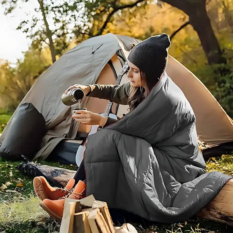 Couverture randonnée rembourrée confort