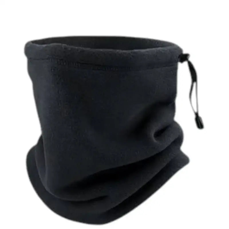 Tour de cou polaire noir militaire