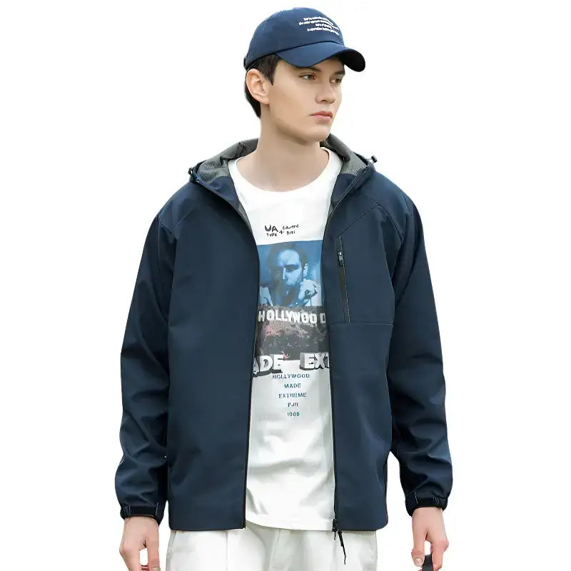 Veste softshell randonnée doublure maille