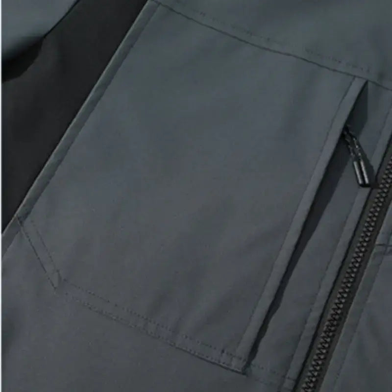 Veste randonnée grise imperméable