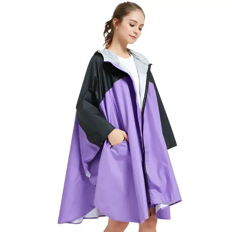 Poncho de pluie femme