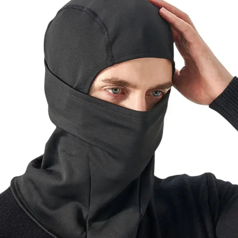 Cagoule outdoor noire légère respirante