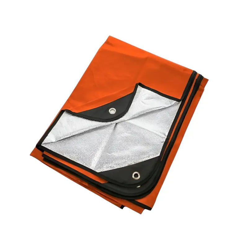 Couverture survie thermique alu orange