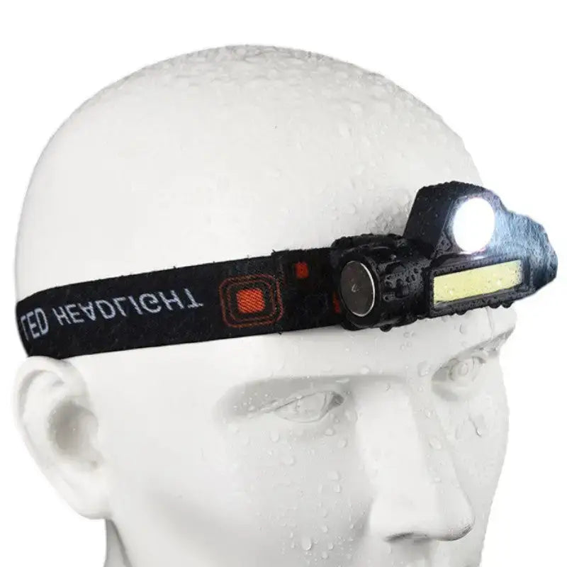 Lampe frontale style militaire résistante