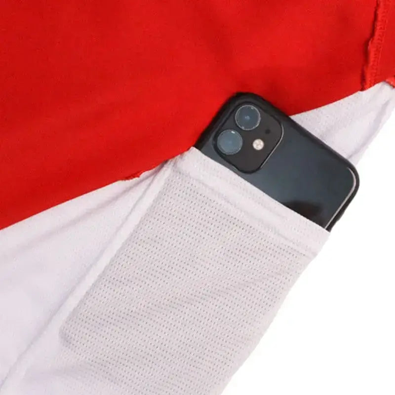 Short court sport homme polyester