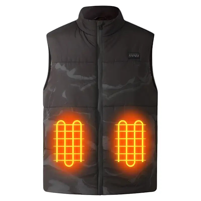 Gilet chauffant homme camouflage