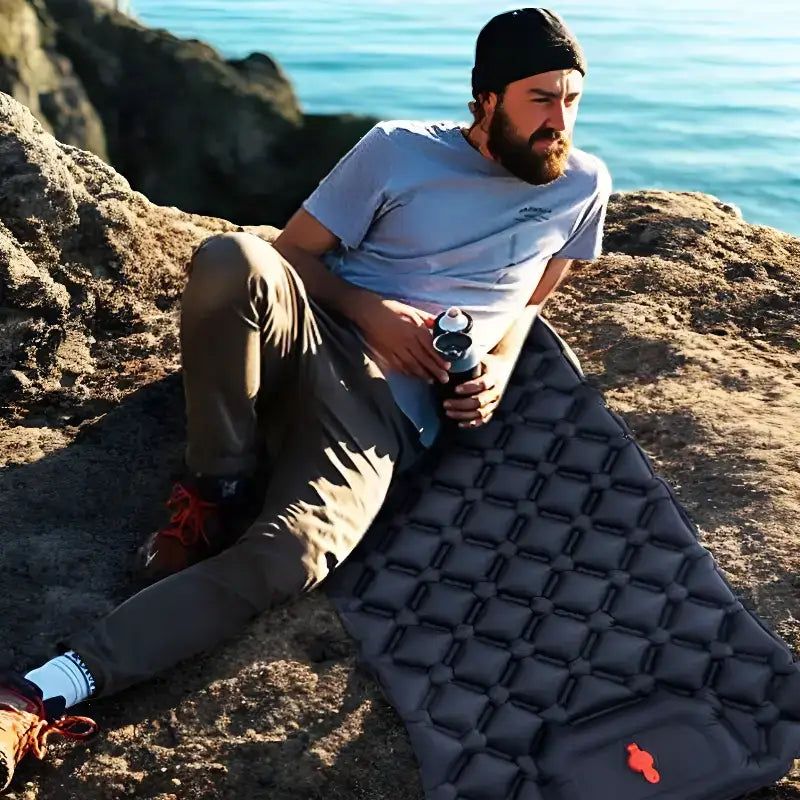 Matelas de camping gonflable confortable