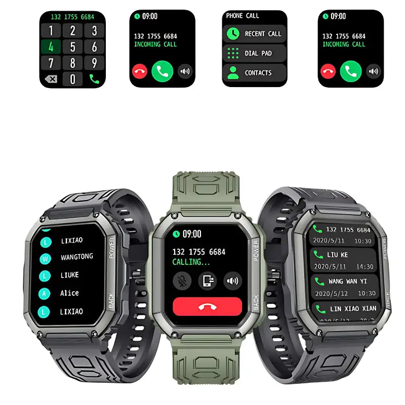 Montre connectée fitness écran tactile