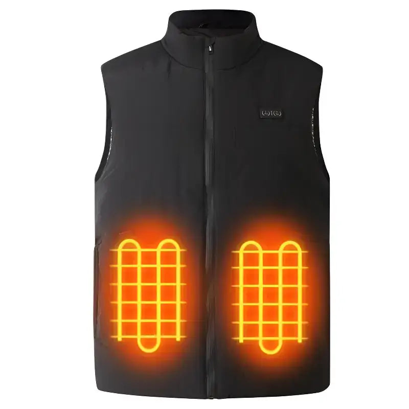 Gilet chauffant équitation 6 zones