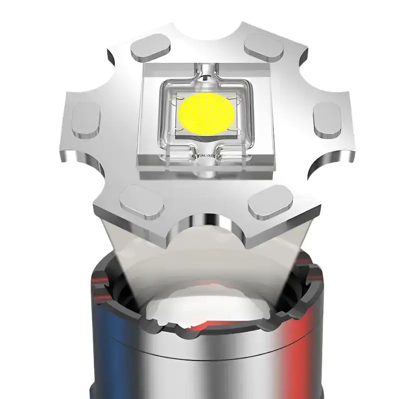 Lampe torche led rechargeable tactique