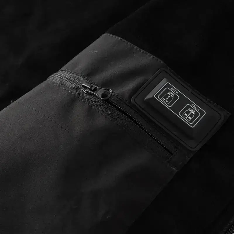 Gilet polaire chauffant - 7 zones usb - polyester doux - 3 niveaux