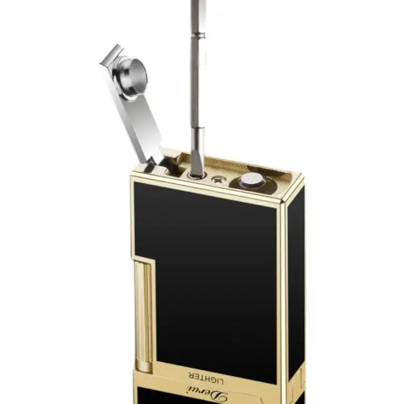 Briquet gaz élégant finition dorée