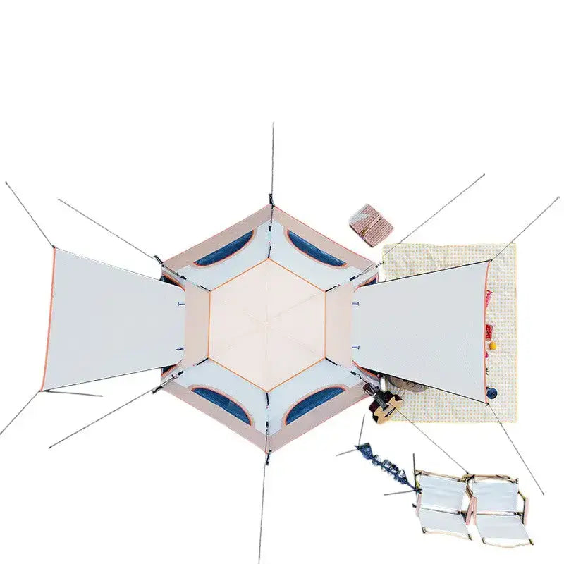Tente camping ouverture automatique standard
