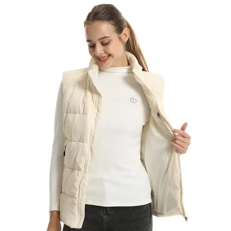 Gilet chauffant duvet homme 5 zones