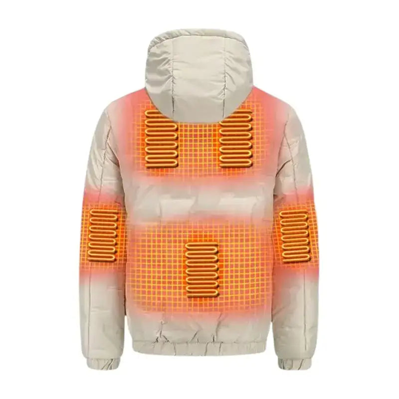 Doudoune chauffante femme hiver
