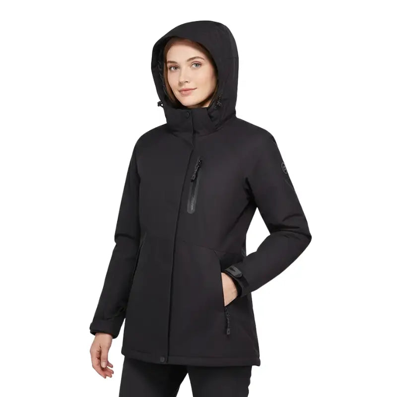 Doudoune chauffante femme longue imperméable