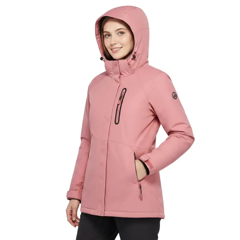 Doudoune chauffante femme longue imperméable