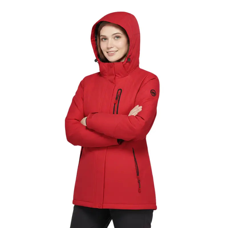 Doudoune chauffante femme longue imperméable