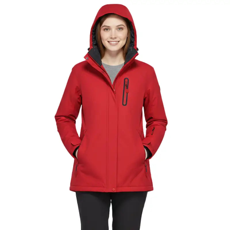 Doudoune chauffante femme longue imperméable