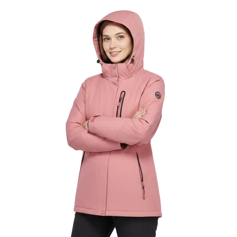 Doudoune chauffante femme longue imperméable