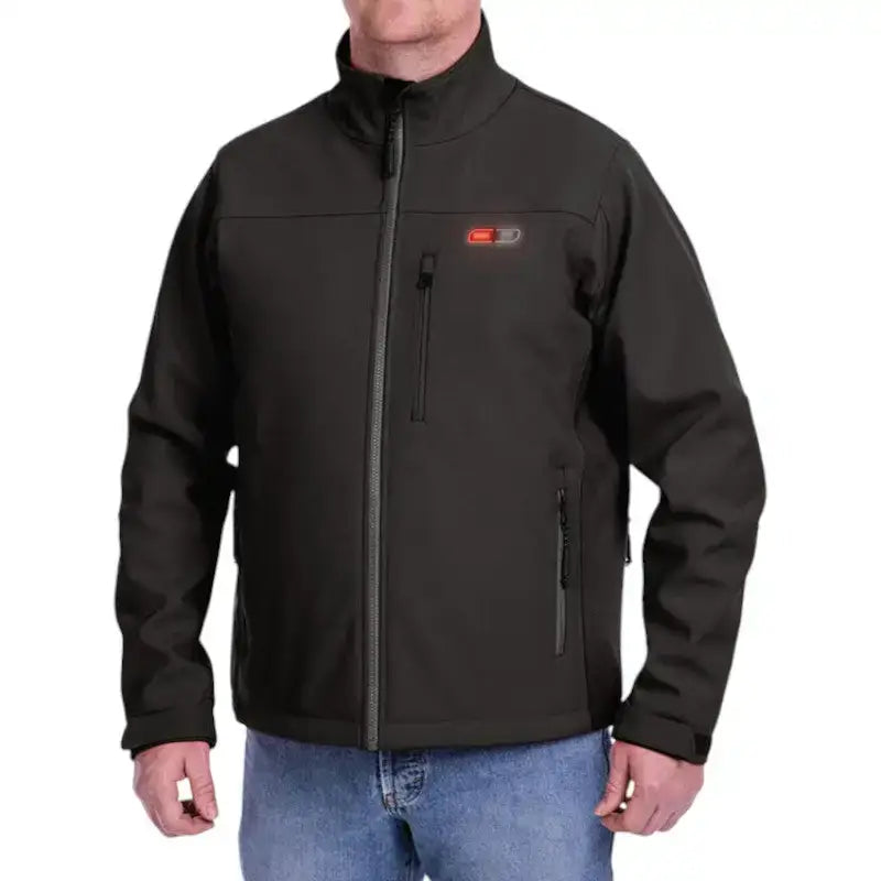 Doudoune chauffante homme moto manches longues
