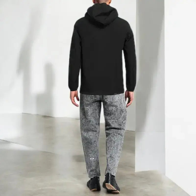 Doudoune chauffante homme noire classique