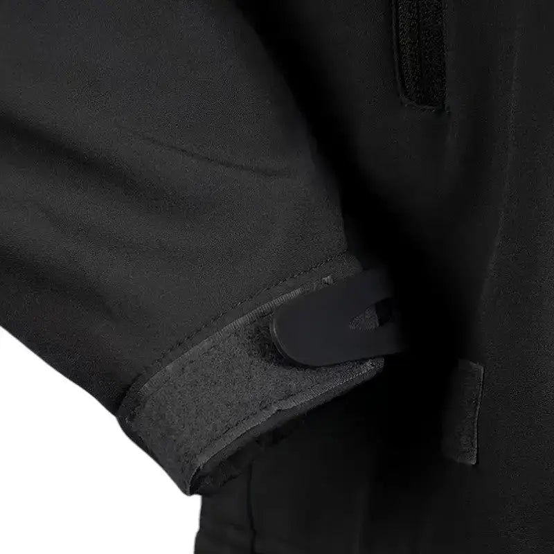 Doudoune chauffante homme noire classique