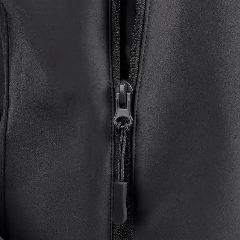 Doudoune chauffante homme noire classique