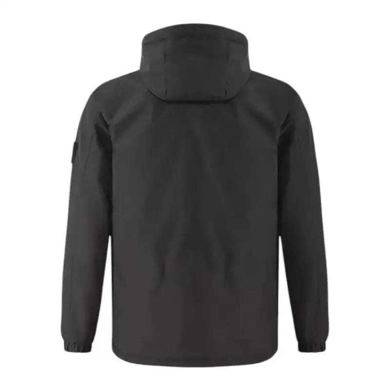 Doudoune chauffante homme noire classique
