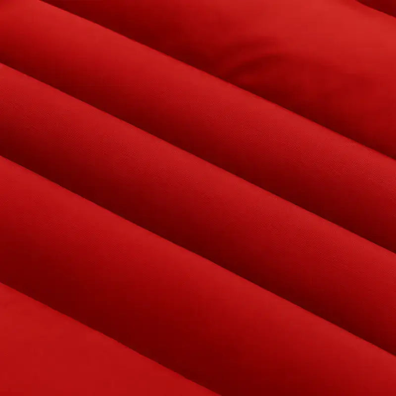 Doudoune chauffante homme rouge manches longues