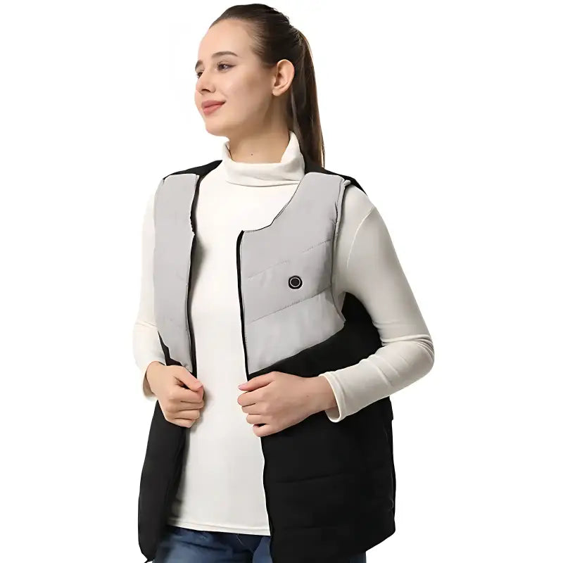 Doudoune sans manche chauffante femme performant