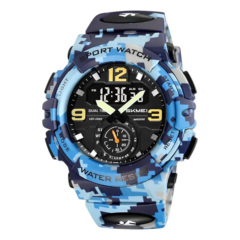 Montre sport homme robuste étanche basique