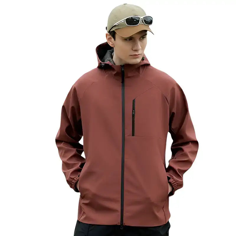 Veste softshell randonnée doublure maille