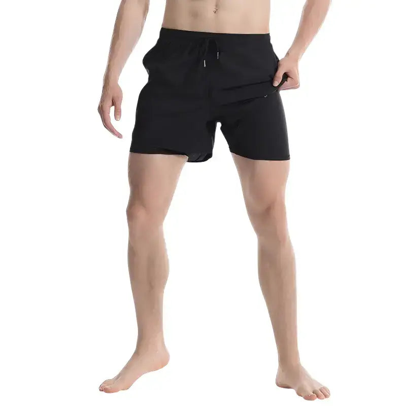 Short court sport homme polyester