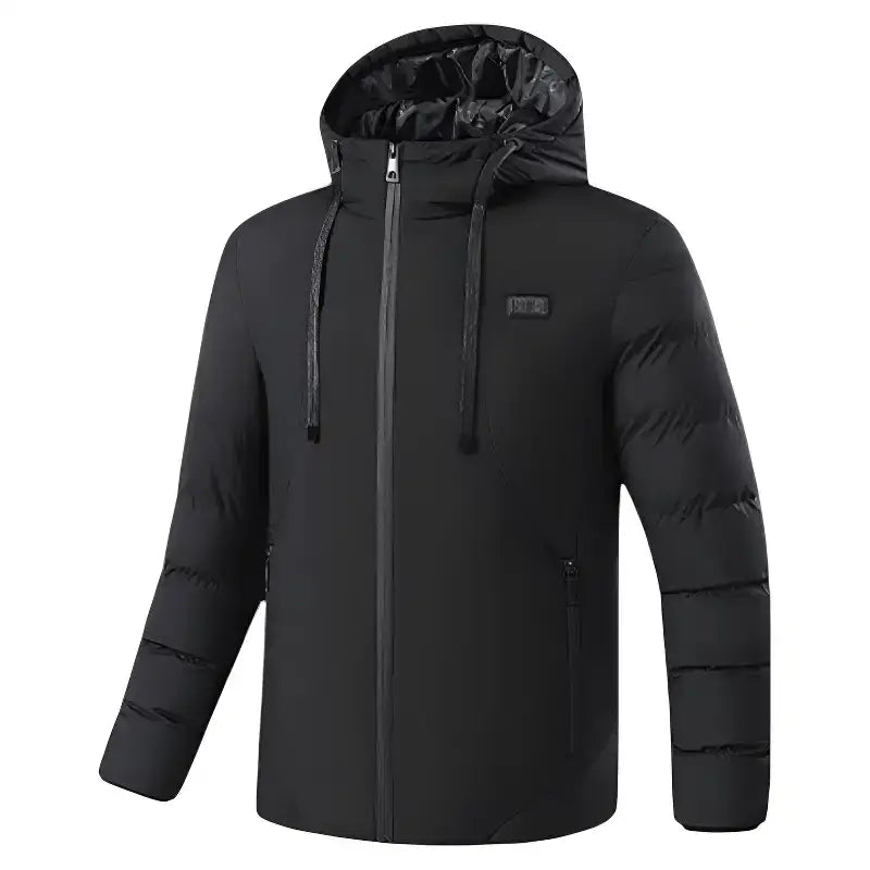 Doudoune chauffante capuche hiver